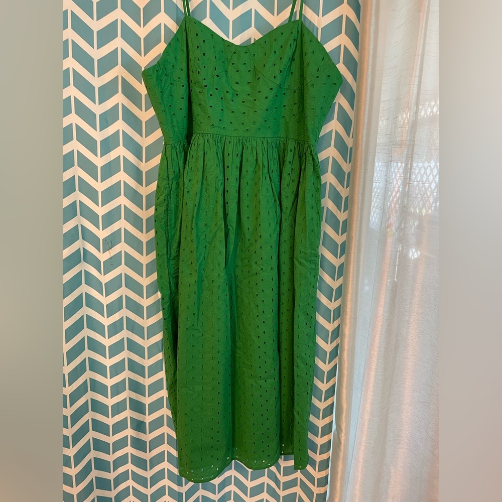 Women’s Sleeveless Eyelet Sun Dress